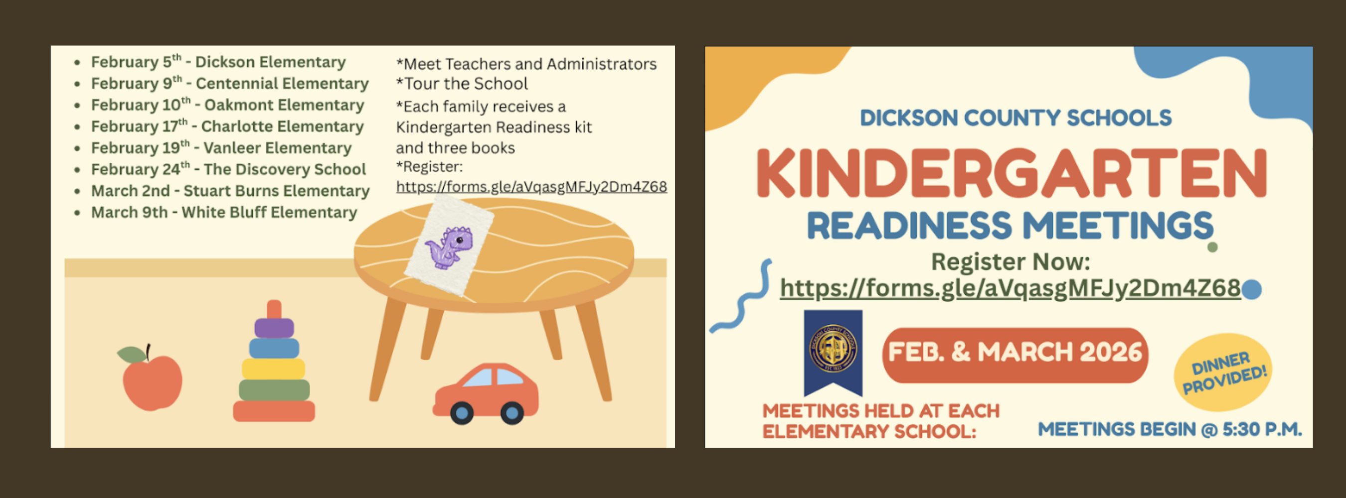 Kindergarten Readiness Workshop