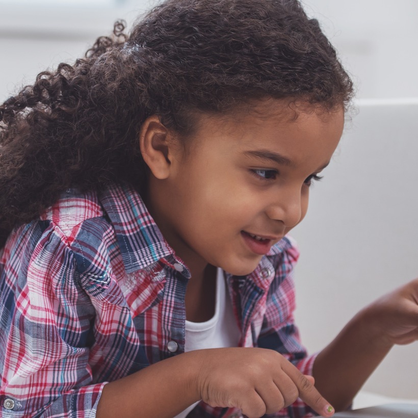 Girl on laptop