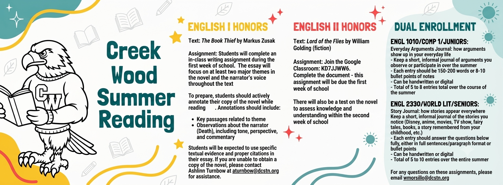 CW Summer Reading List