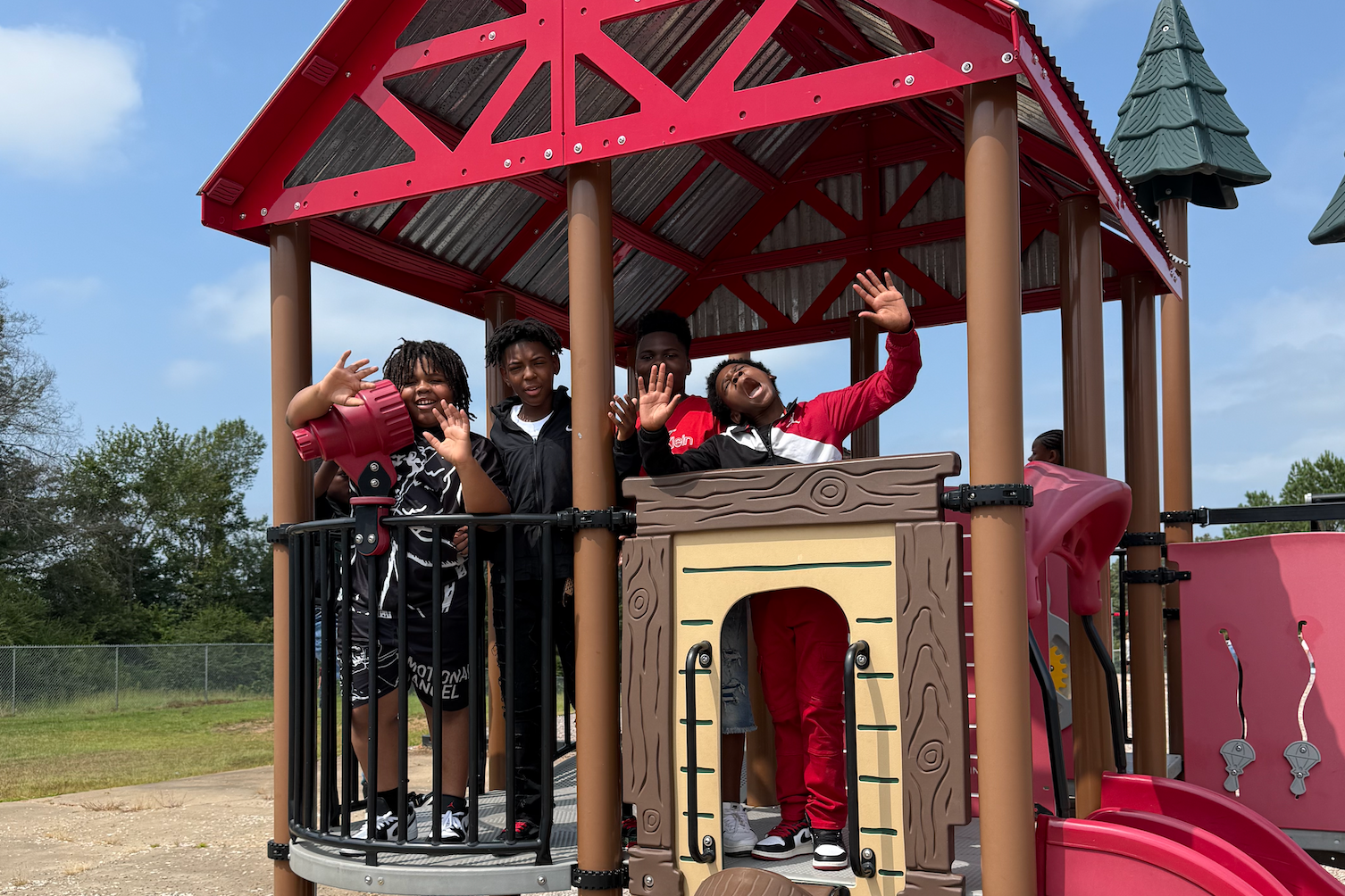 Boys at a playground