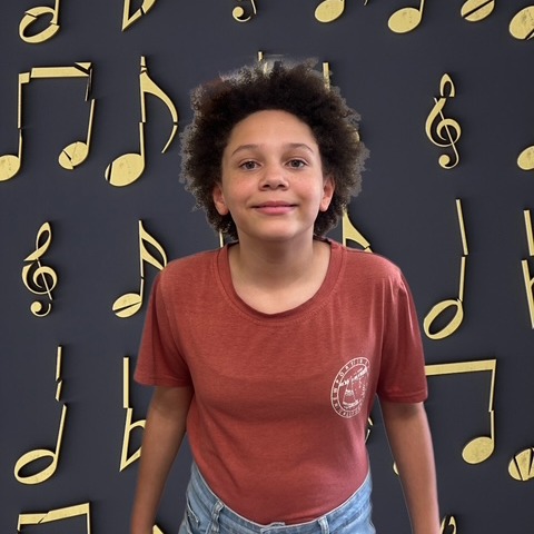 girl with music background