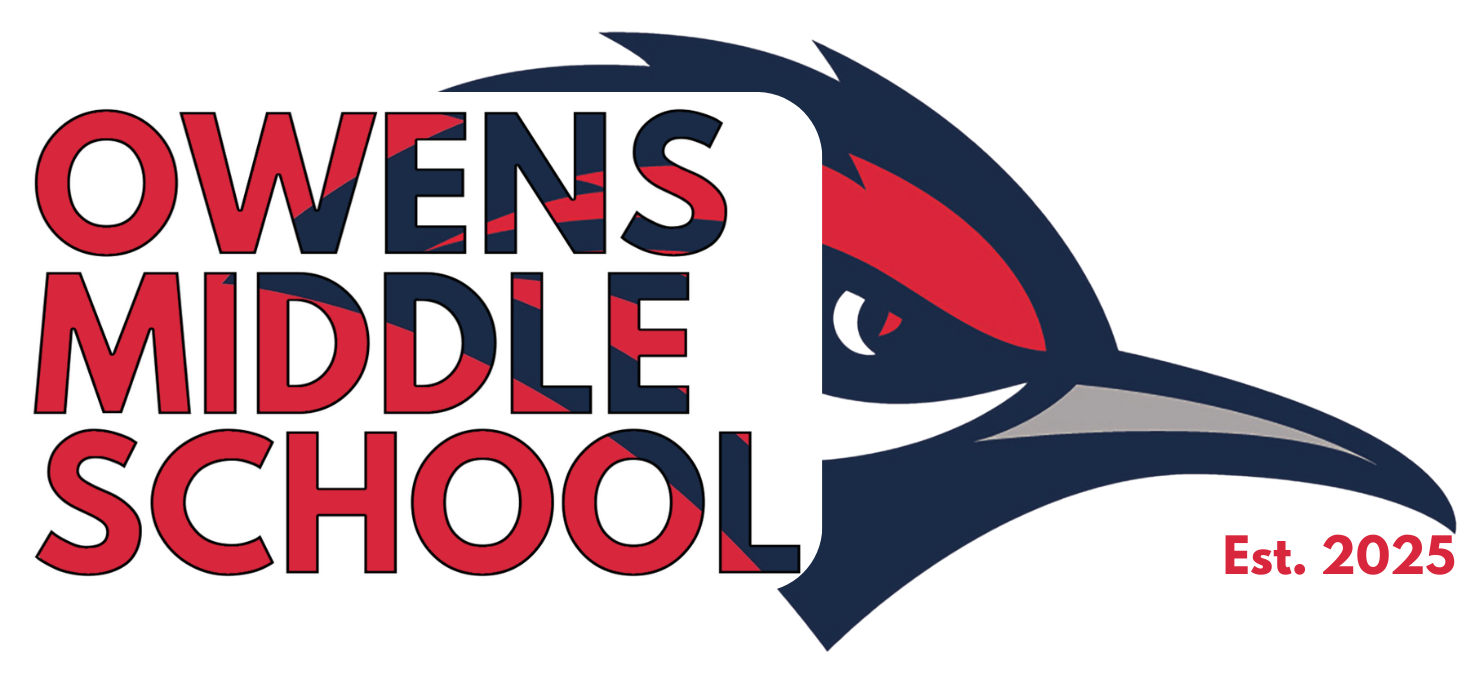 Owens MS Logo - Chaparral birdhead with text