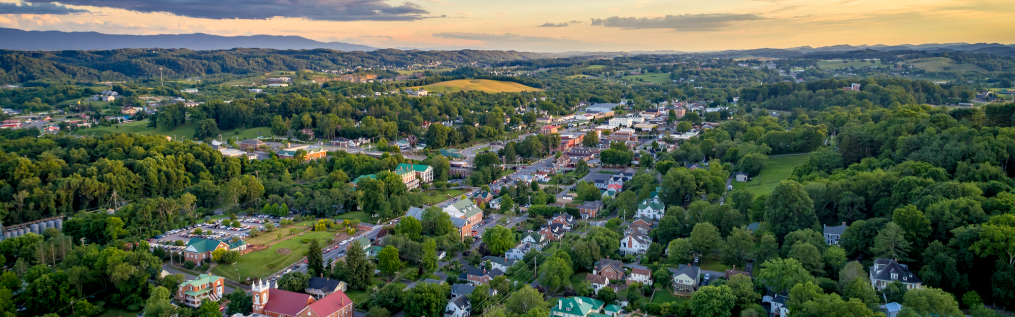Abingdon Overhead Drone Photo