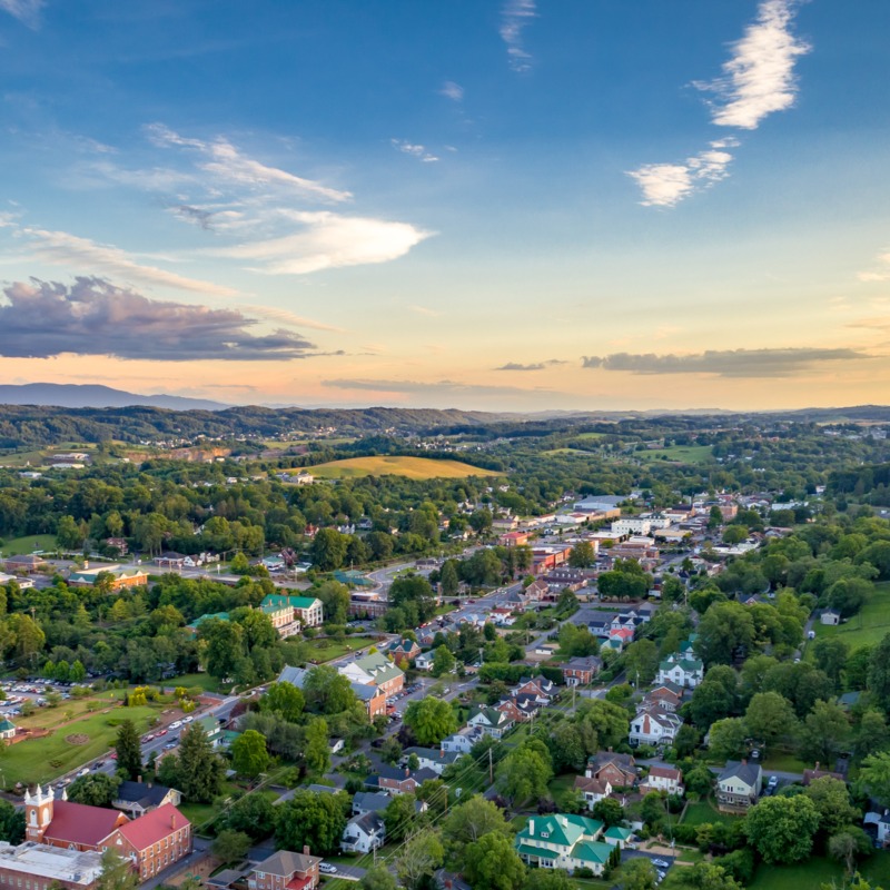 Town of Abingdon Drone Photo