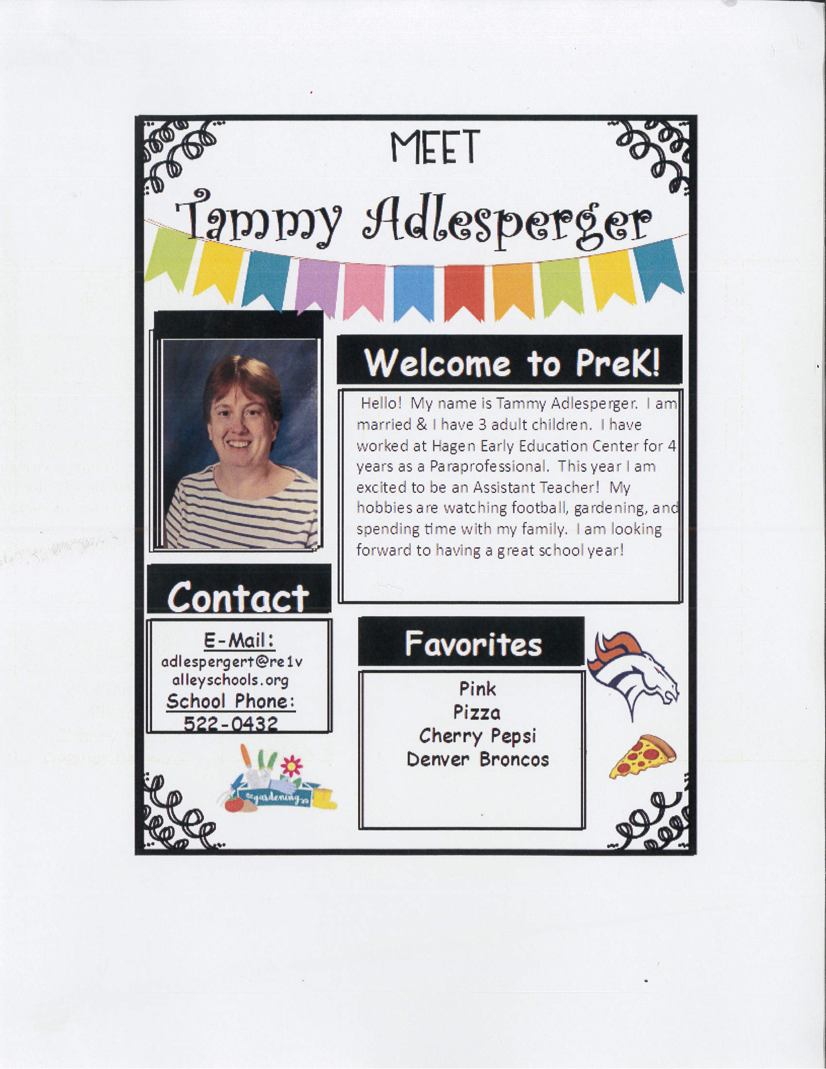 Tammy Aldesperger - Meet the Teacher