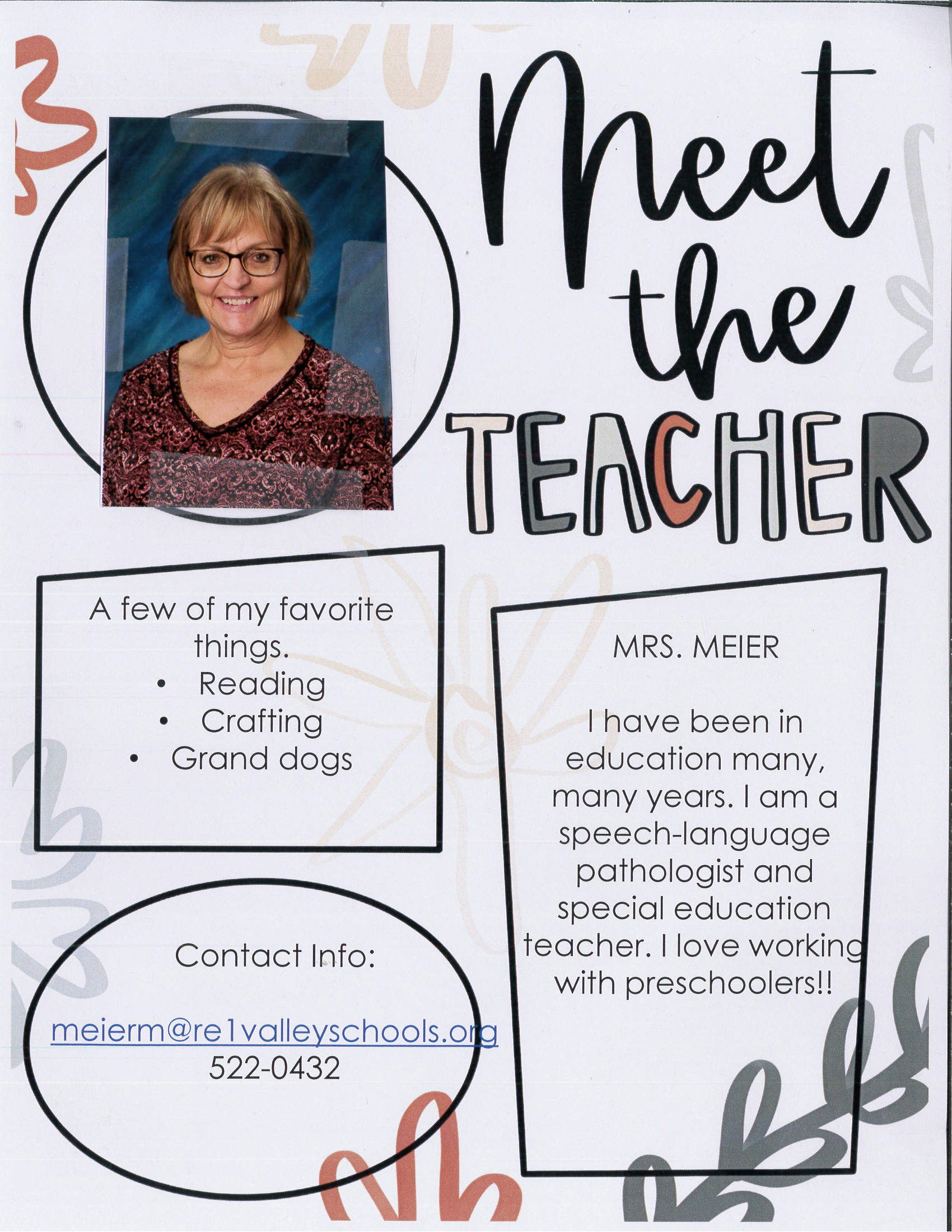Mindy- Meet the Teacher