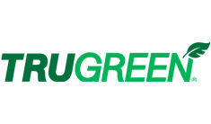 The logo of TruGreen, featuring the word 'TRUGREEN' in green letters with a leaf design integrated into the letter 'G'.