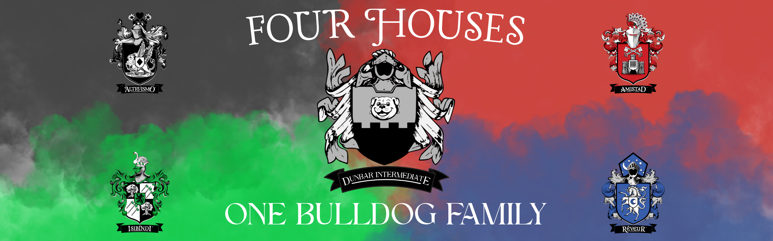 Four Houses, One Bulldog Family