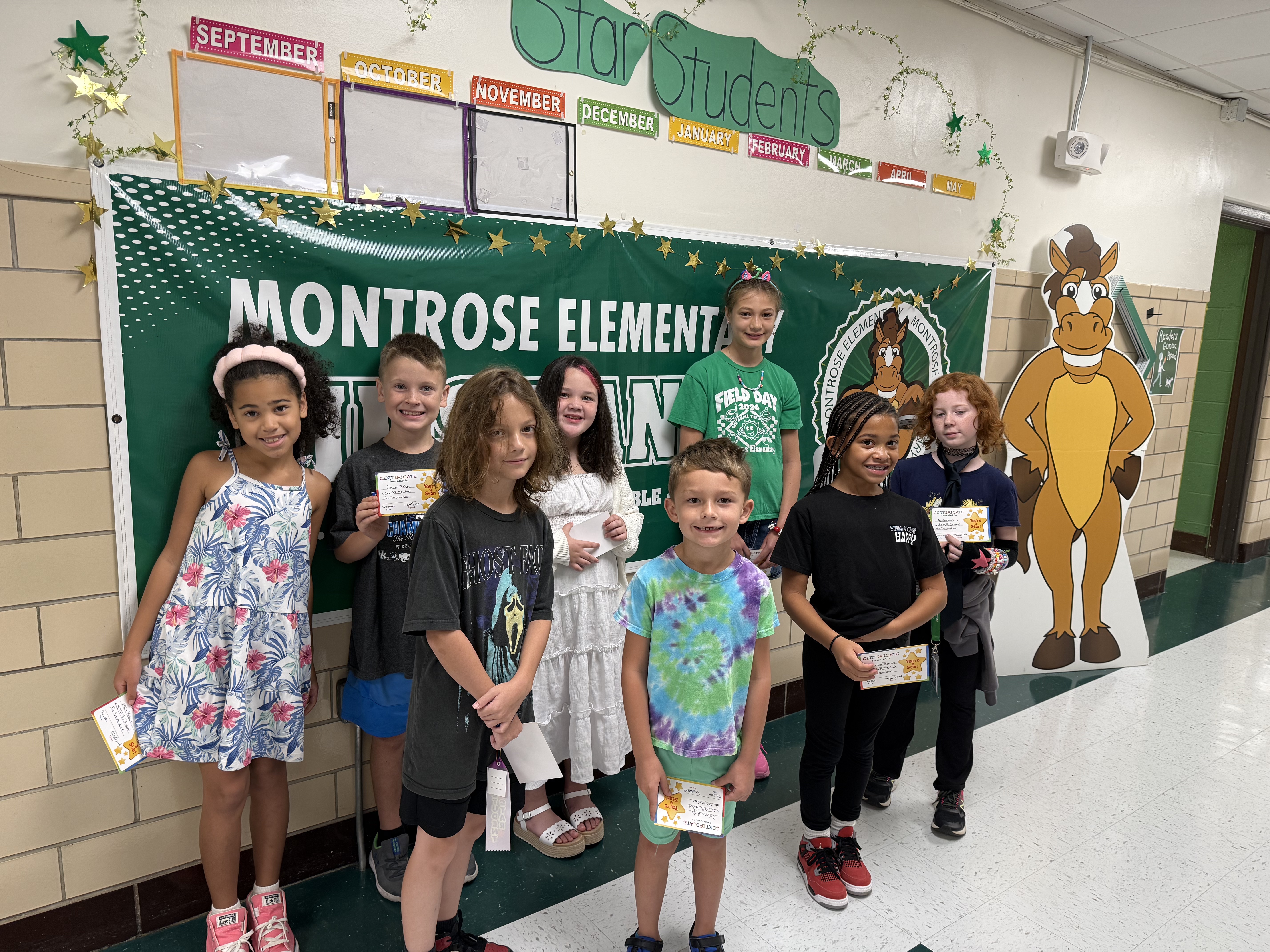September Students of the Month