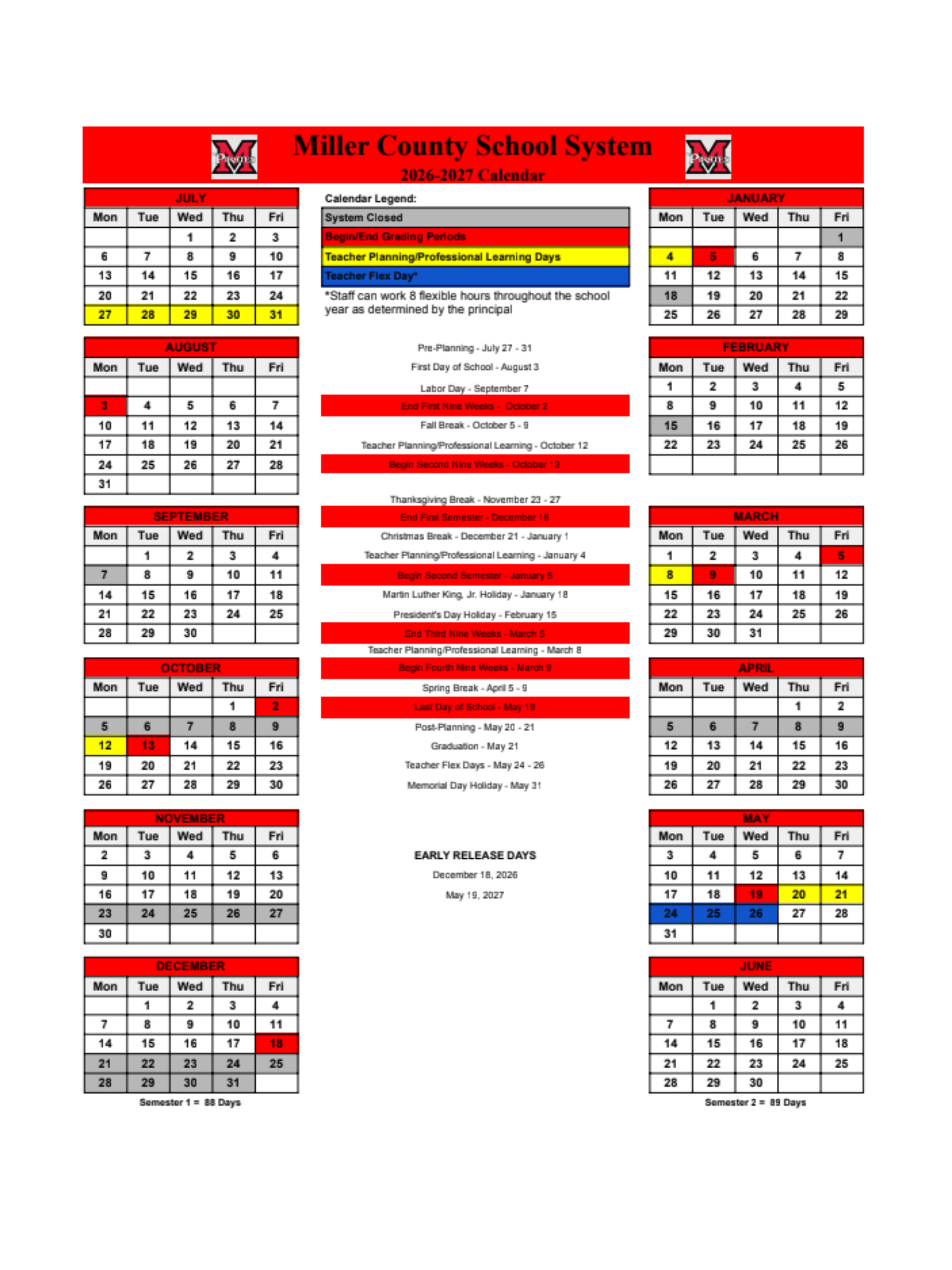 calendar