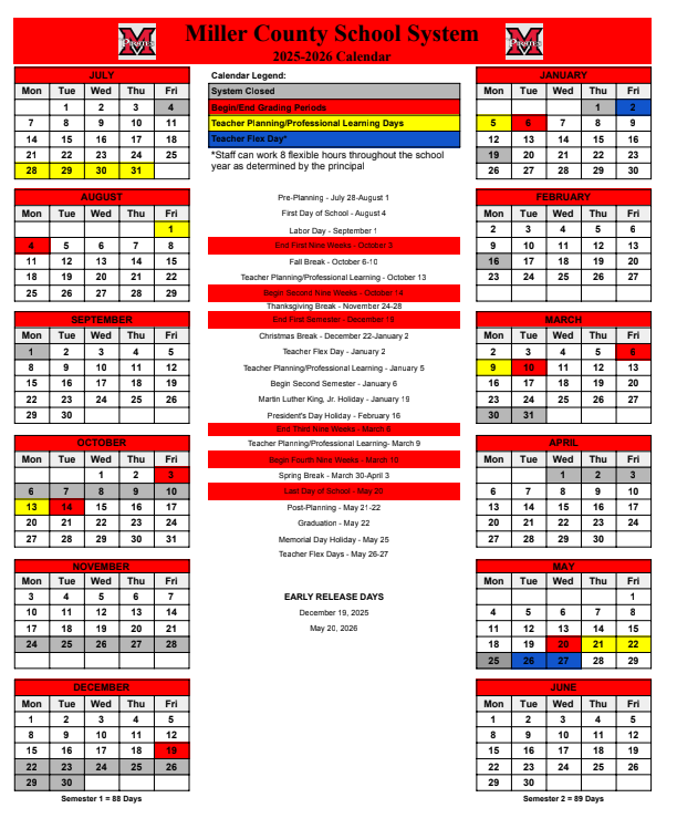 School Calendar