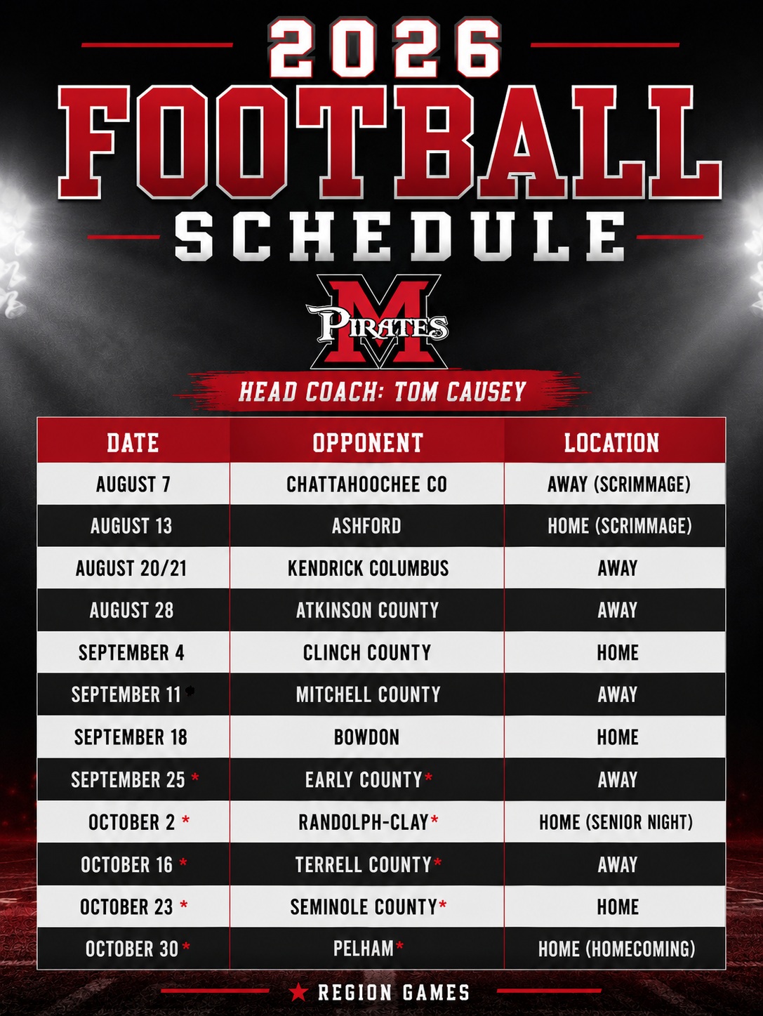 football schedule