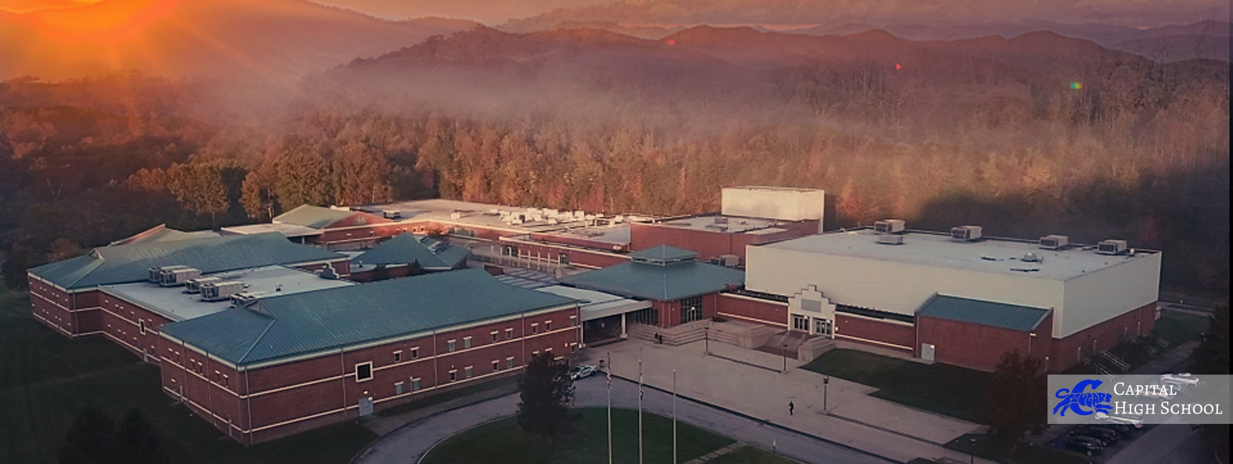 Overhead photo of CHS campus