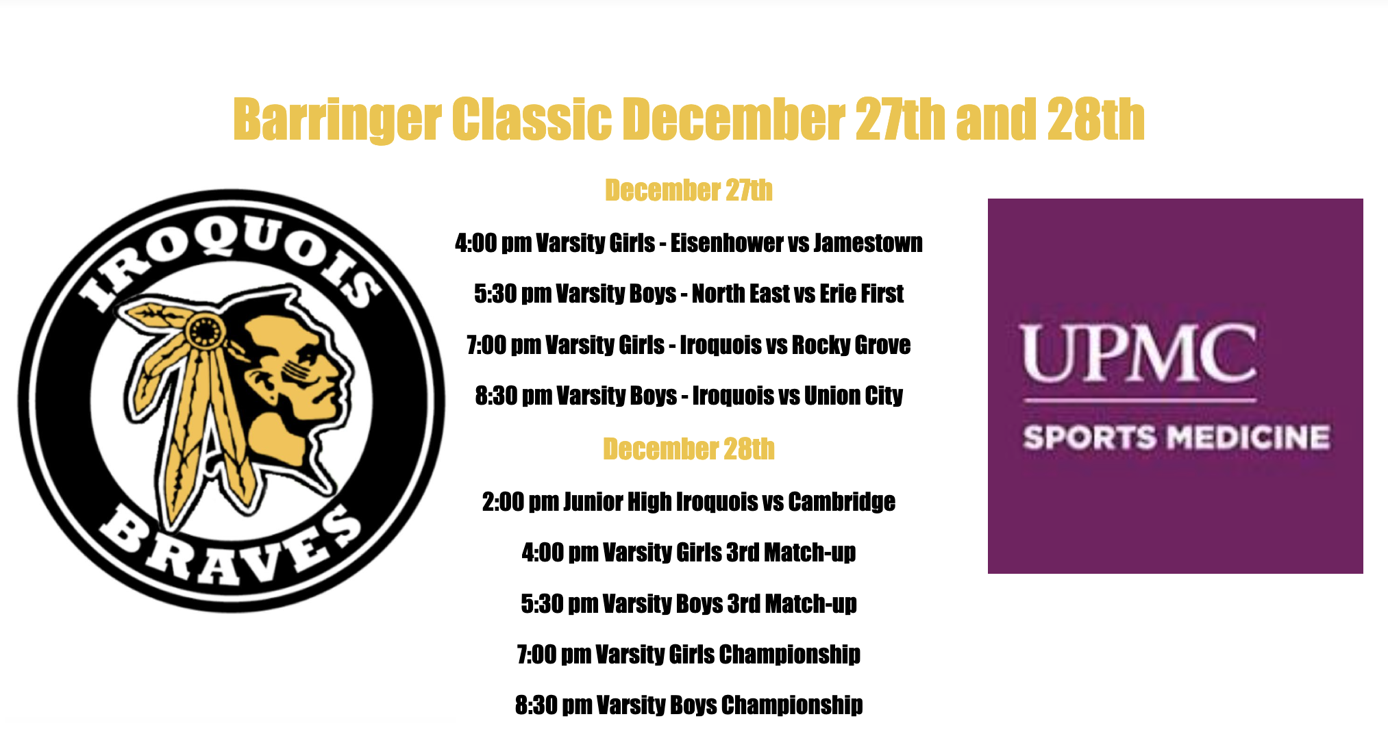 Athletics Iroquois Jr./Sr. High School