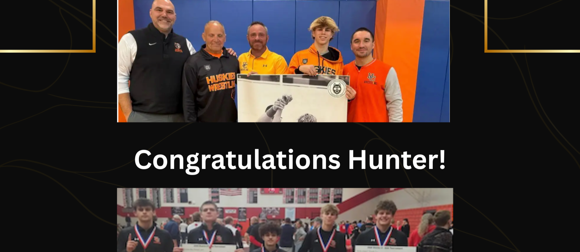 Congratulations Hunter