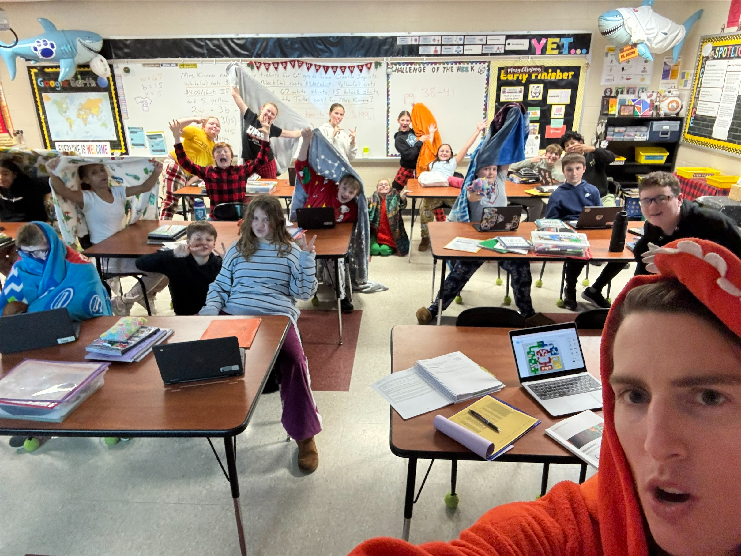 6th Grade Blanket Day