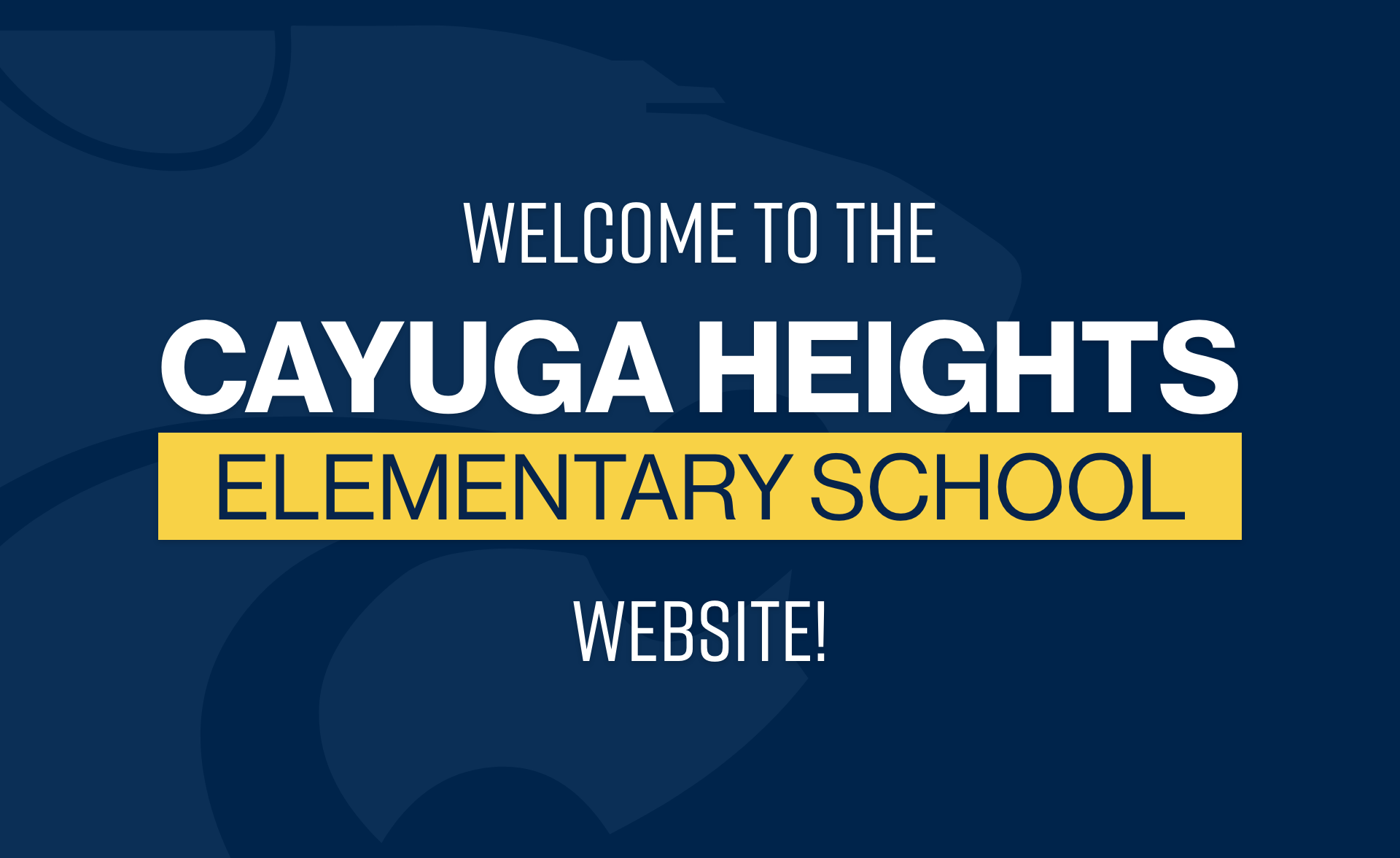 Welcome to the Cayuga Heights Website!