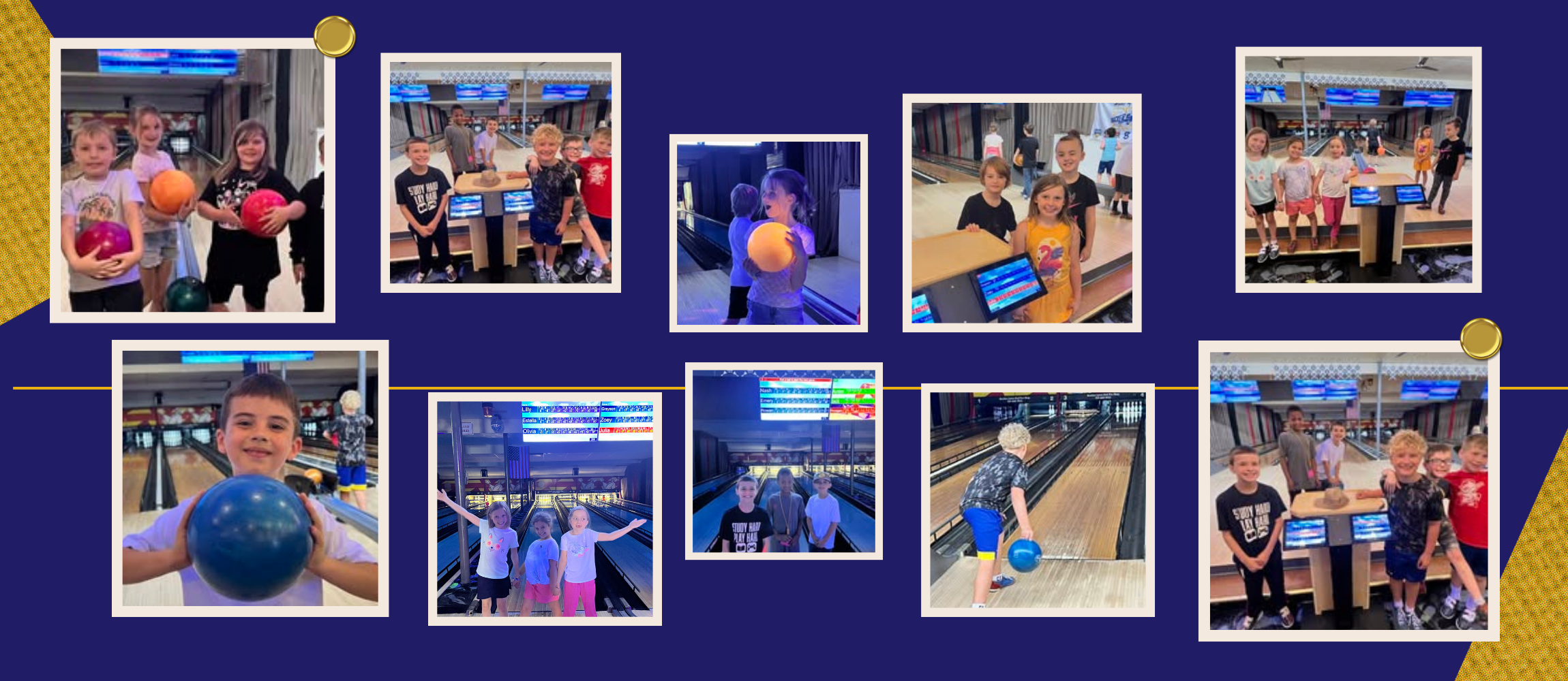 pictures of kids bowling