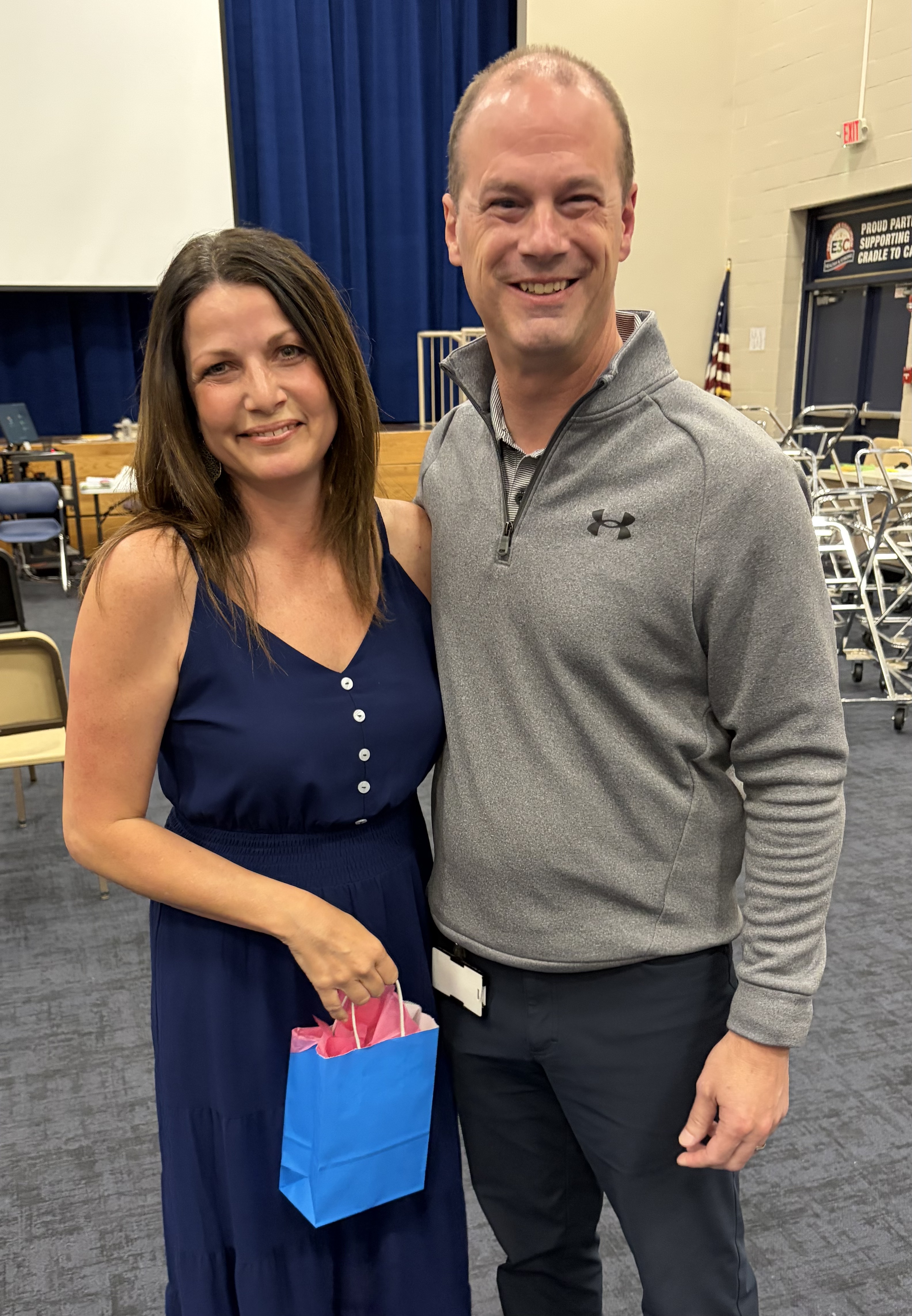 Ms. Ginn with Mr. Molley