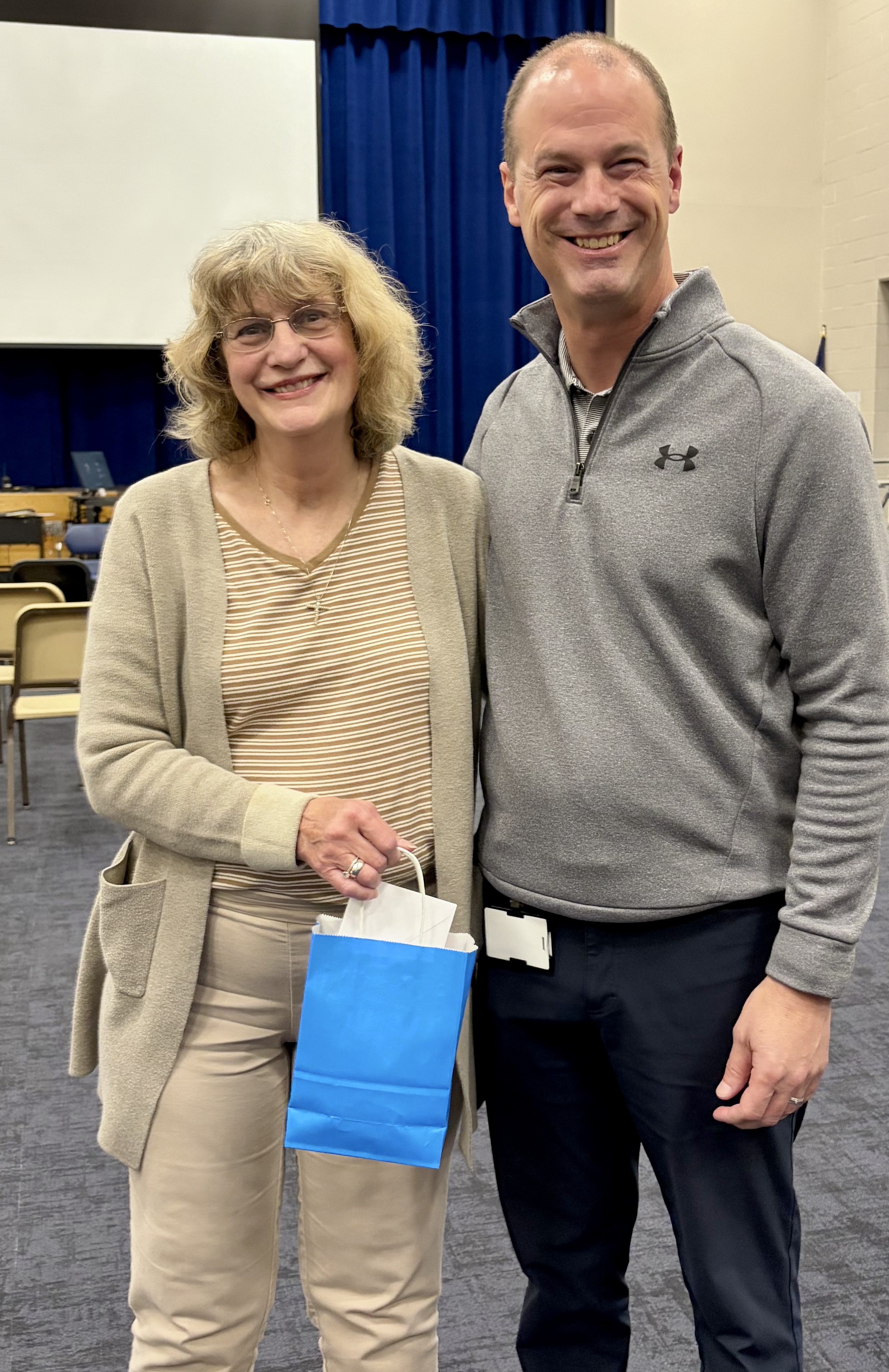 Ms. Little with Mr. Molley