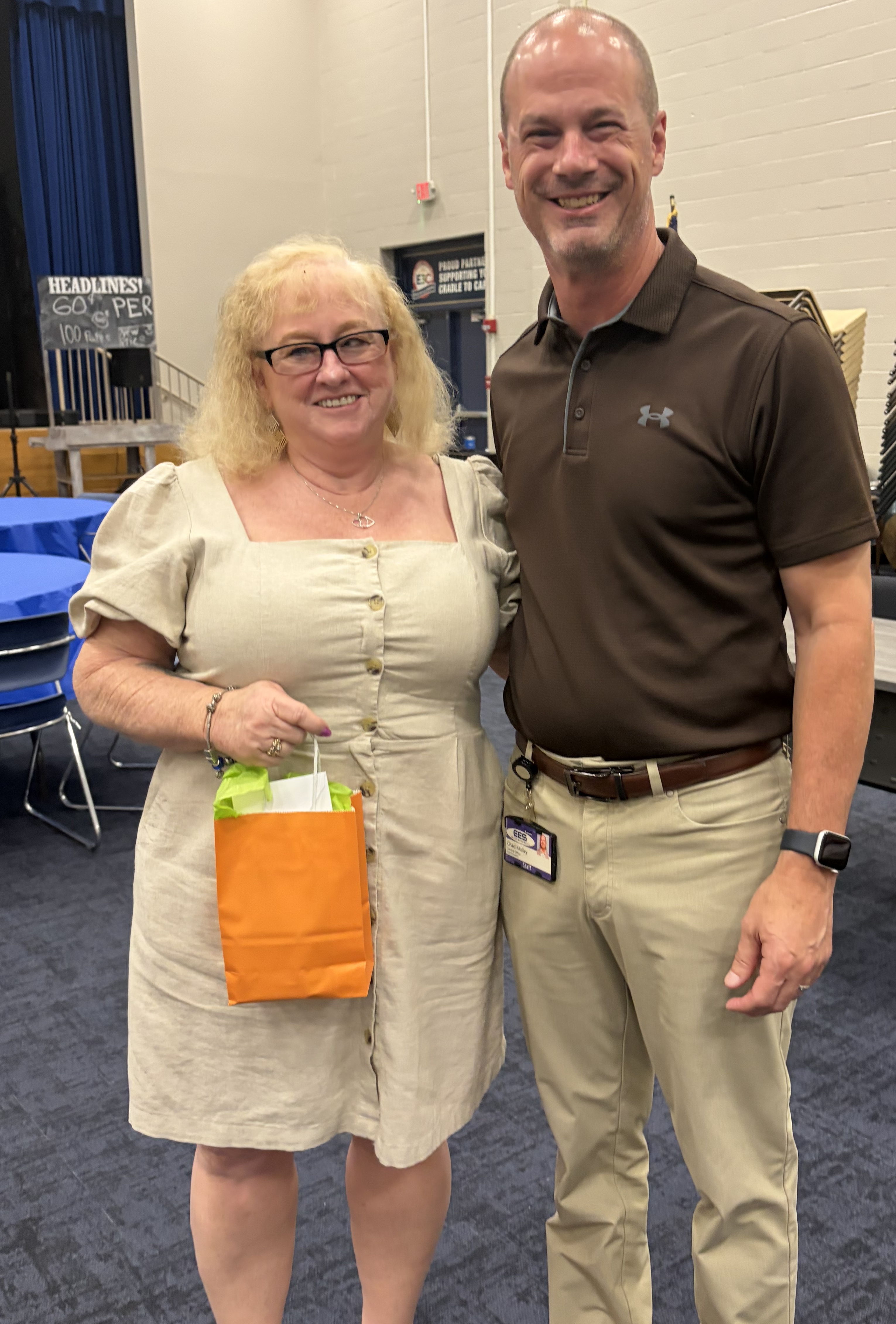 Ms. Hughes with Mr. Molley