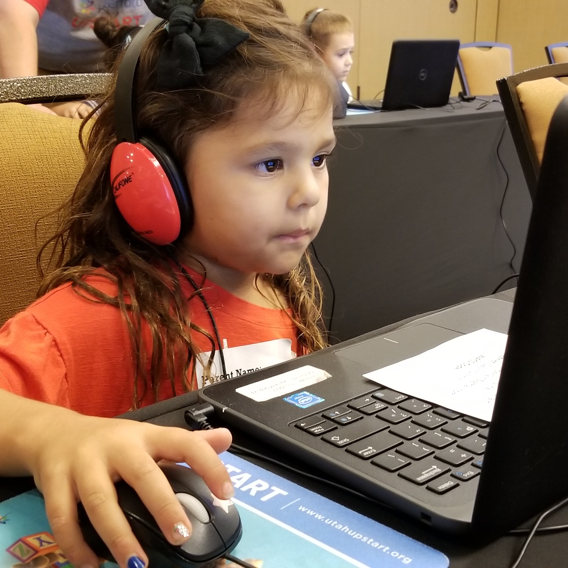 child on a computer