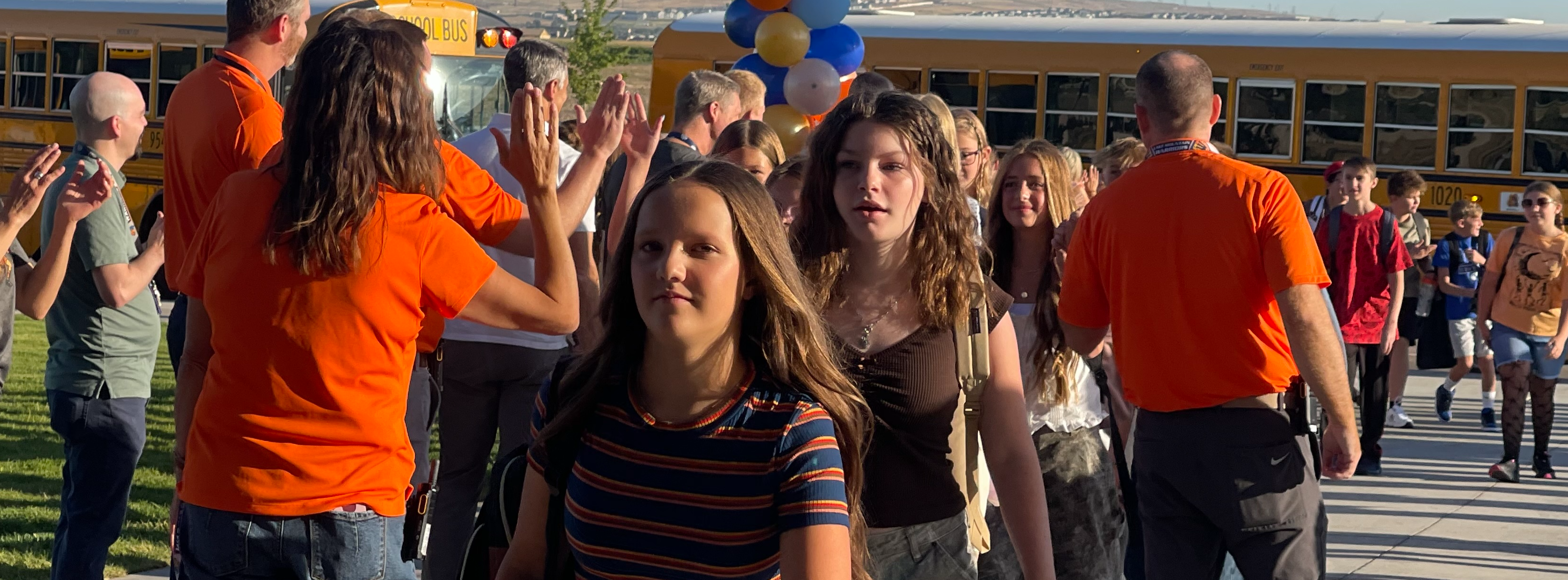 students entering school