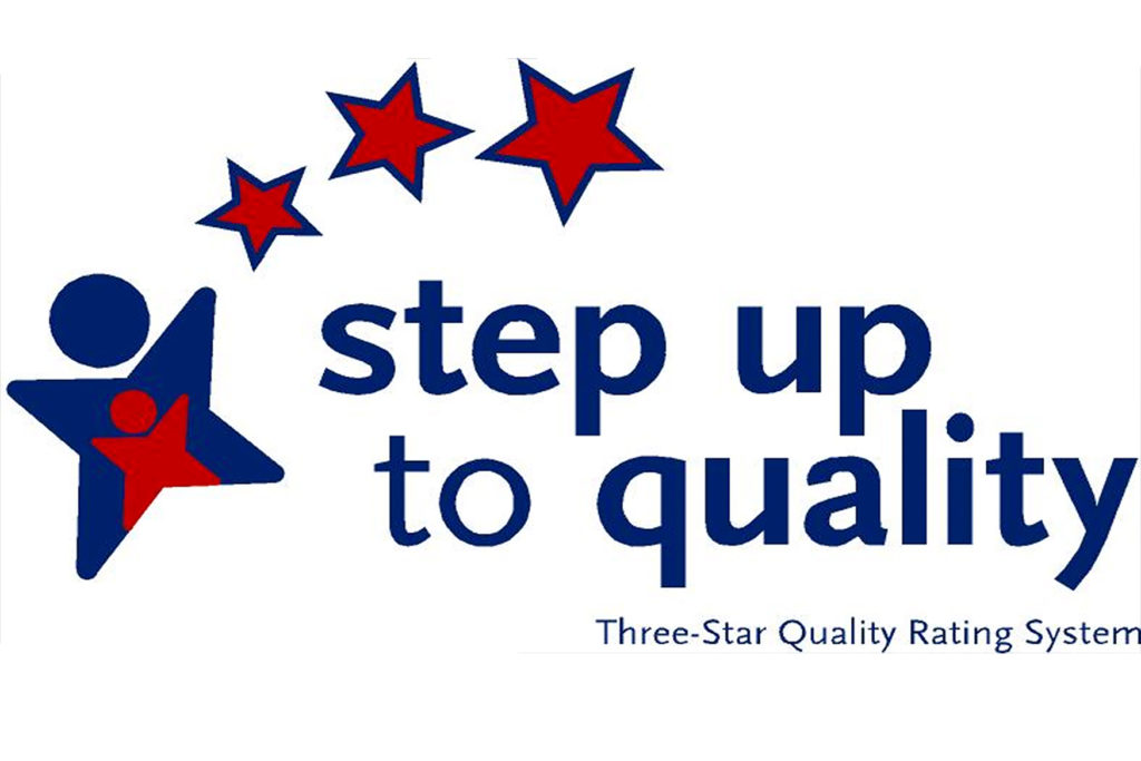 Three-star quality rating system logo featuring three stars arranged in a row, symbolizing excellence in service or product.