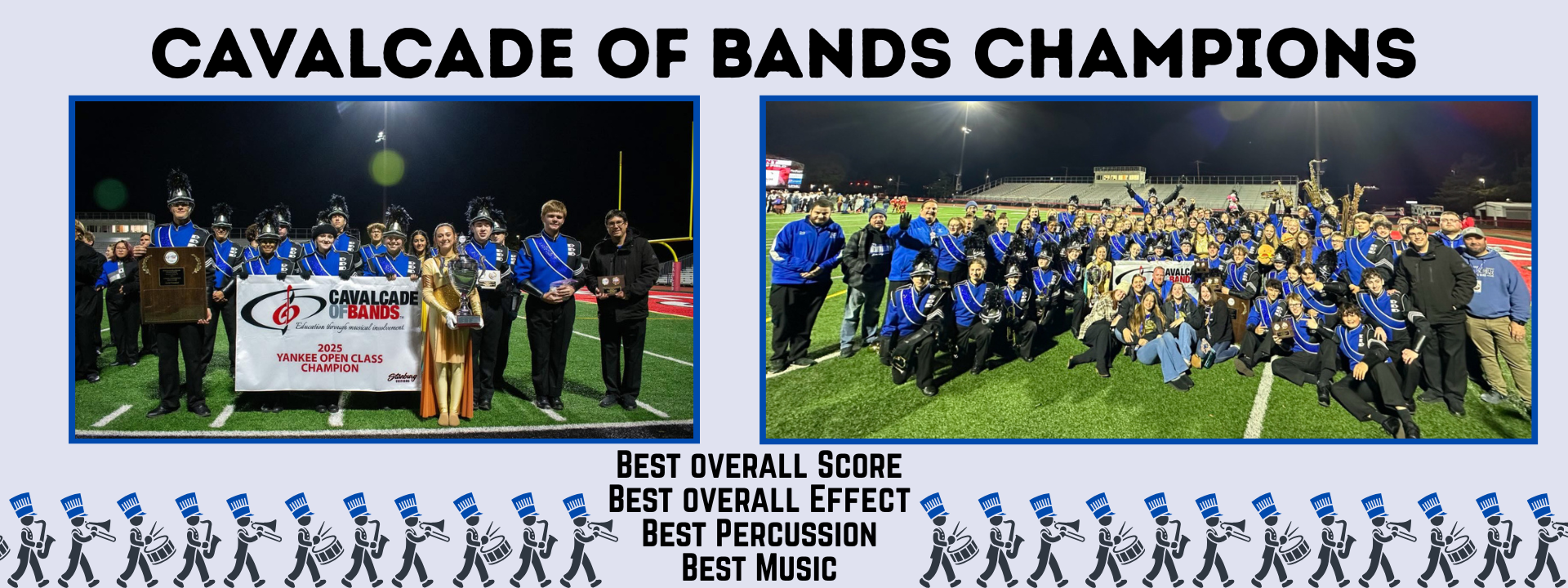 Convalcade of Bands Champions