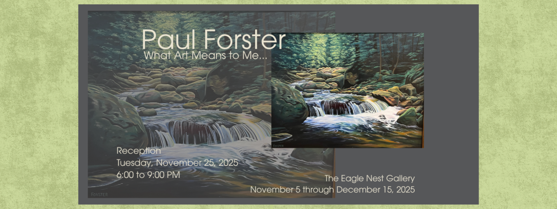 Eagle Nest Gallery November Flyer