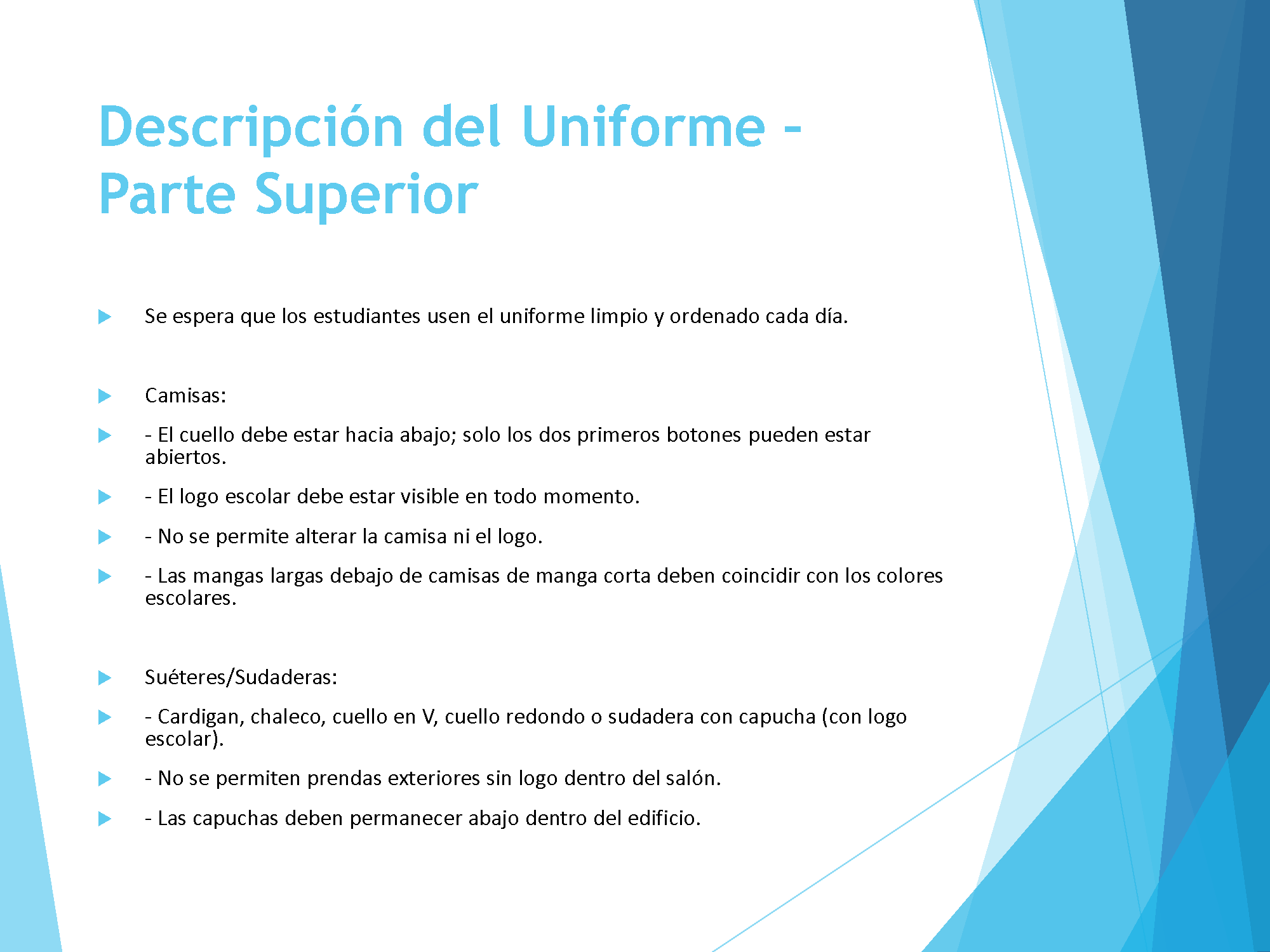 ACHS Dress Code presentation_Spanish3