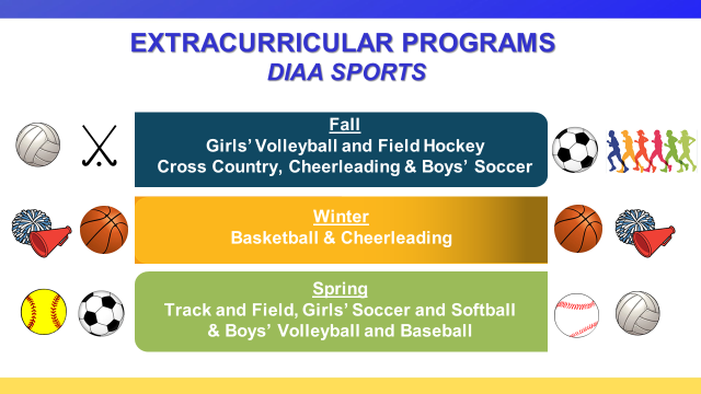 Extracurricular sports programs at ACHS