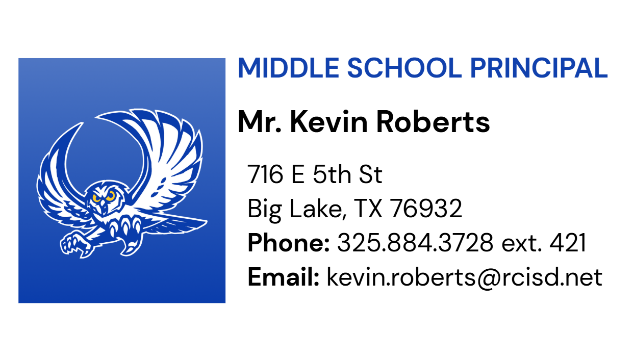Mr. Kevin Roberts - Middle School Principal