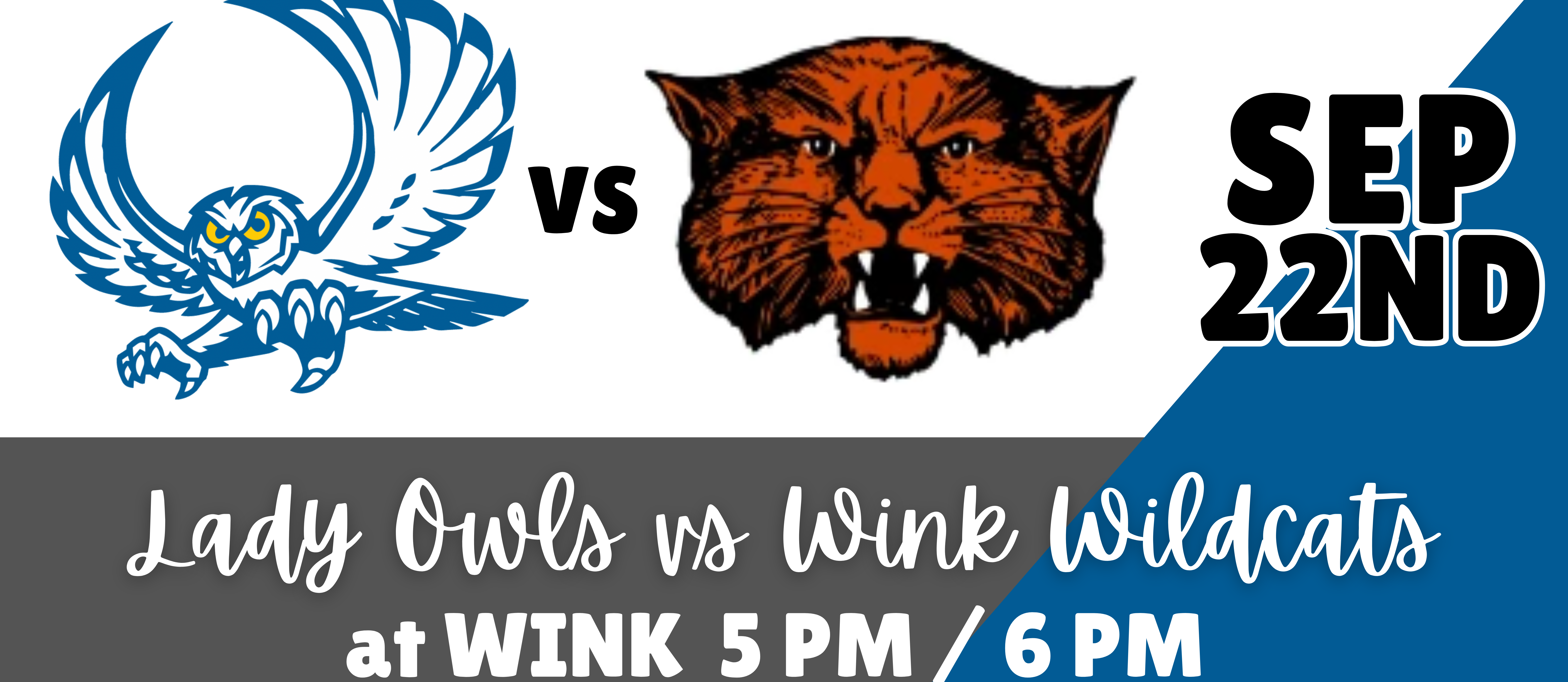 hs vb vs wink september 22 at Wink 