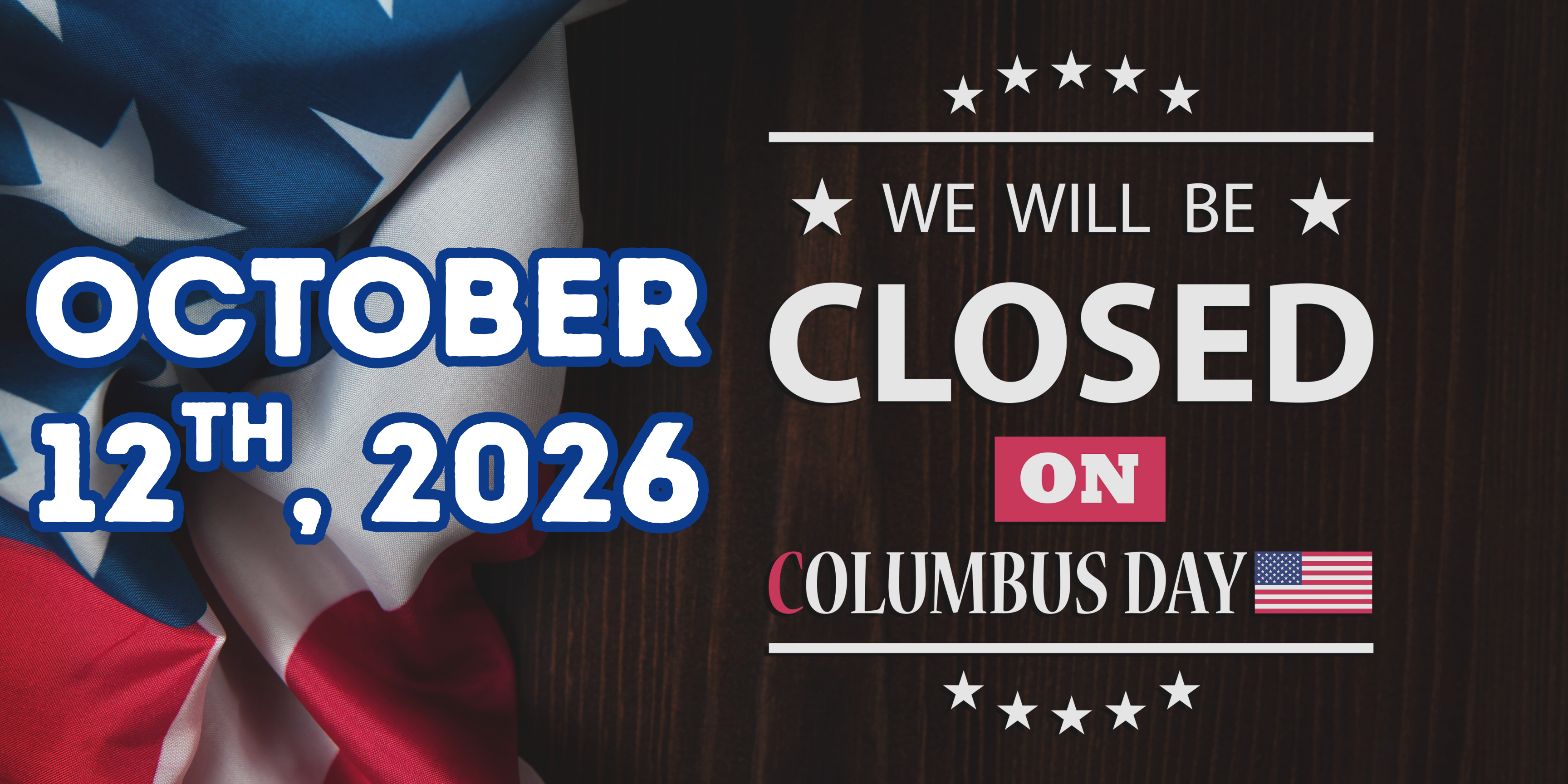 October 12th - NO SCHOOL, Columbus Day