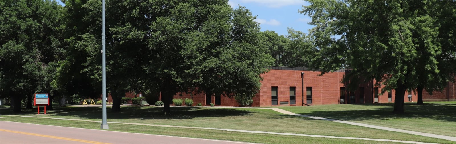 Outside of the Elementary building