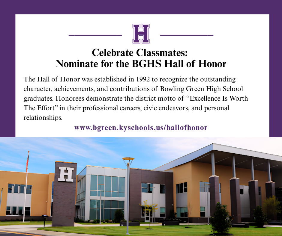 Facebook Post: Hall of Honor