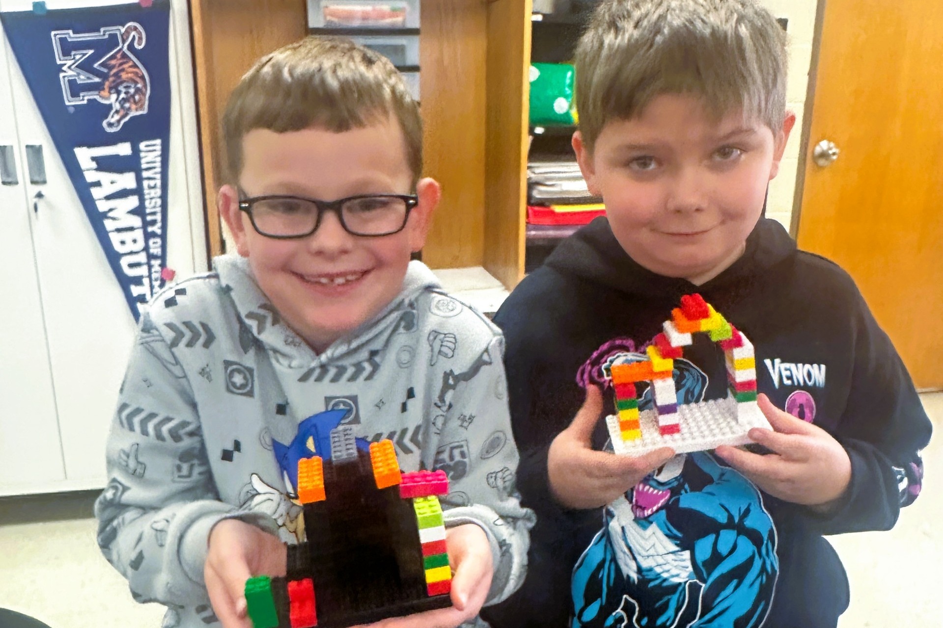 wces 3rdgraders build medieval butresses
