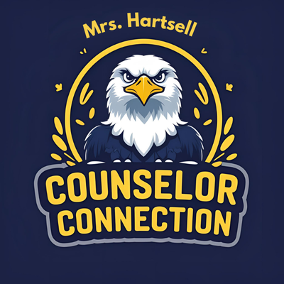 Eagle mascot, counselor connection