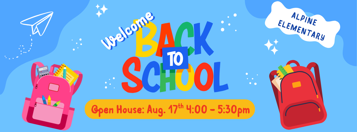 Open House Aug. 17th 4:00 - 5:30pm