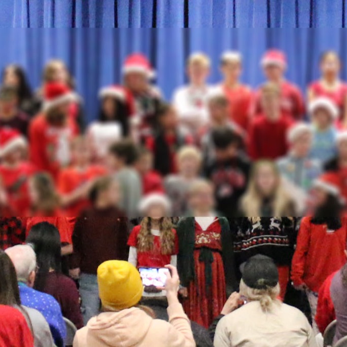 Christmas Sing as Cascade Elementary