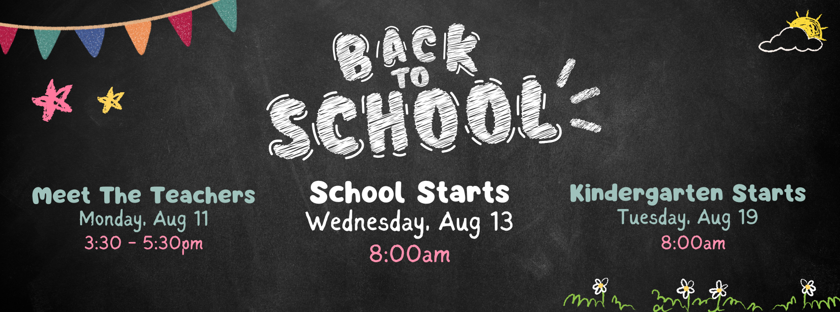 Back To School Website Banner