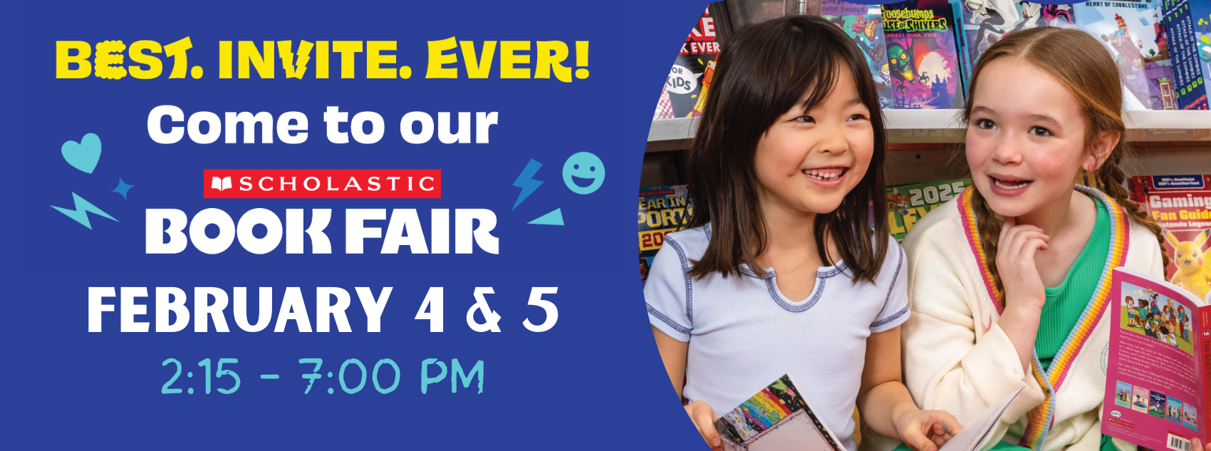 Scholastic Book Fair Feb 4-5