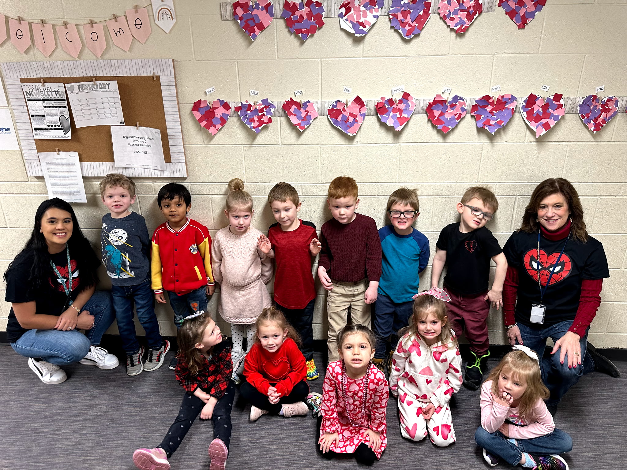 Preschool Students and Staff