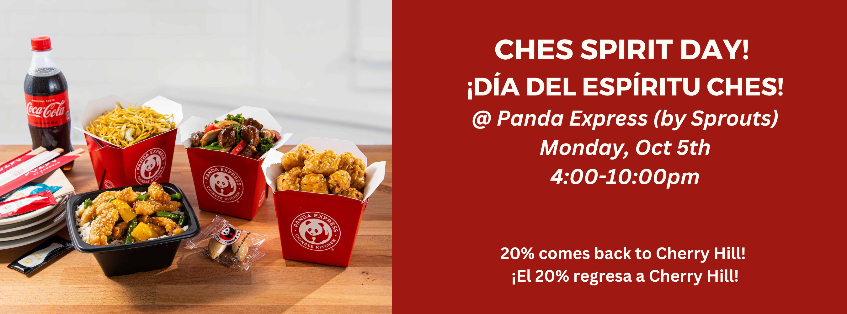 Panda Express Night is Oct 5th!