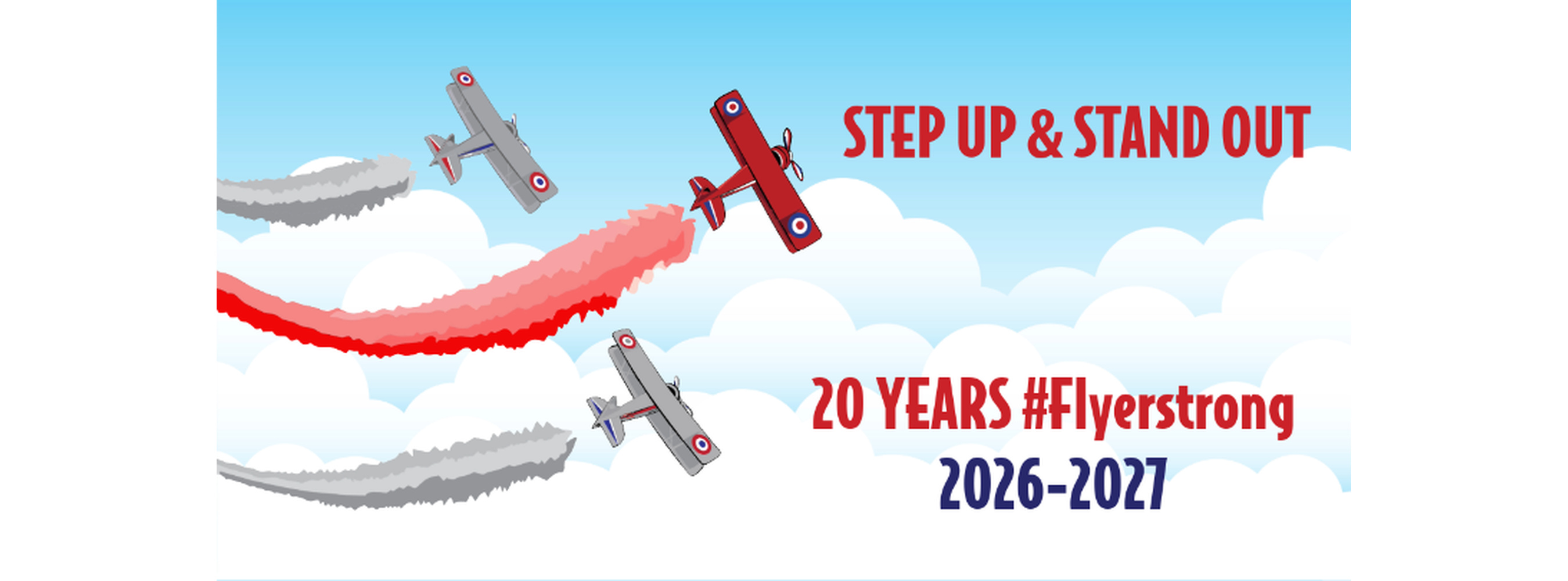 picture of 3 biplanes in the sky with clouds