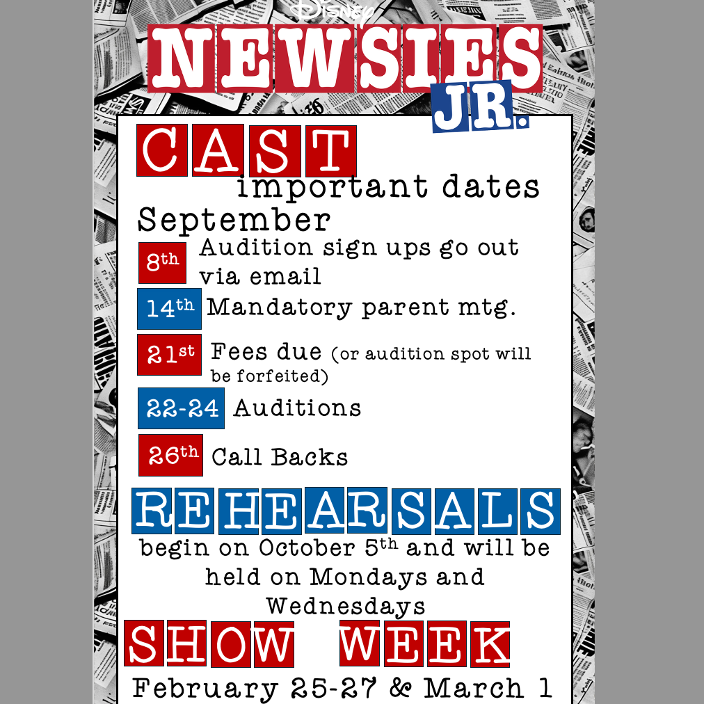 Newsies Jr