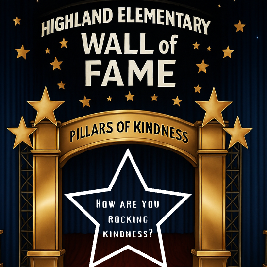 Highland Wall of Fame with stars and pillars