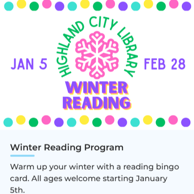 Highland City Library Newsletter