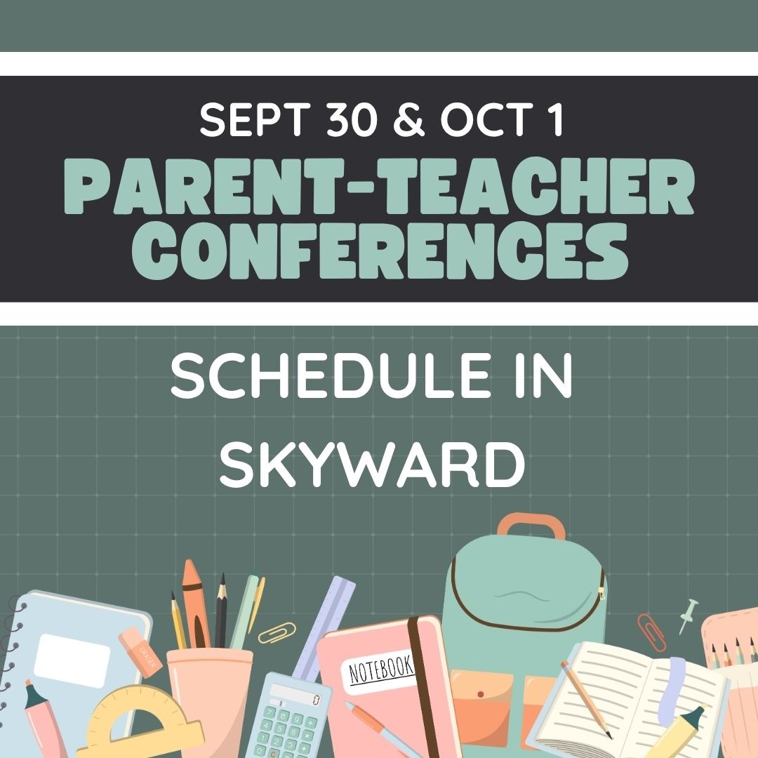 School supplies and dates for parent/teacher conferences